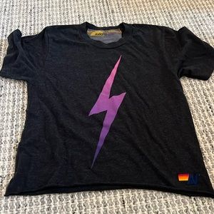 Aviator nation black tshirt